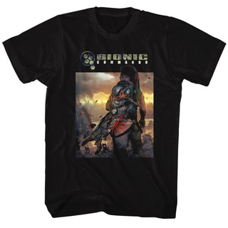 Bionic Commando The World Burn Adult T-Shirts