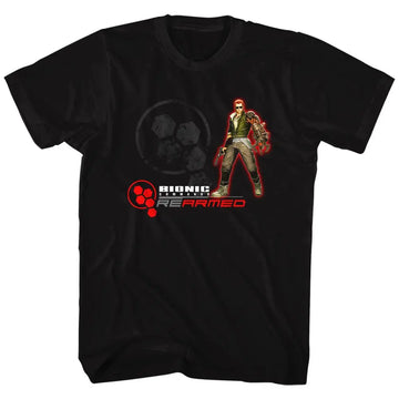 Bionic Commando-Rearmed-Black Adult S/S T-Shirt - Black