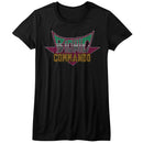 Bionic Commando-Pixel Logo-Black Ladies S/S T-Shirt - Black