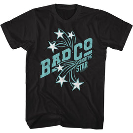 Bad Company-Shooting Star-Black Adult S/S T-Shirt - Black