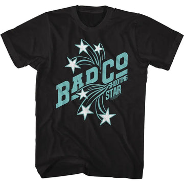 Bad Company-Shooting Star-Black Adult S/S T-Shirt - Black