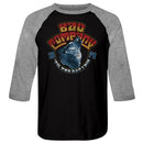 Bad Company-Wolf Head 74-Vintage Black/Premium Heather Adult 3/4 Sleeve Raglan-S - Vintage Black/Premium Heather