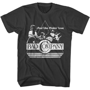 Bad Company-Bad Company Feel Like Makin Loved-Smoke Adult S/S T-Shirt - Smoke