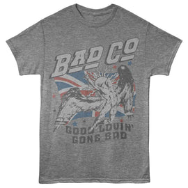 Bad Company-Bad Company Good Lovin Flag-Graphite Heather Adult S/S T-Shirt - Graphite Heather