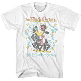 The Black Crowes-The Black Crowes Money Maker Mist-White Adult S/S T-Shirt - White