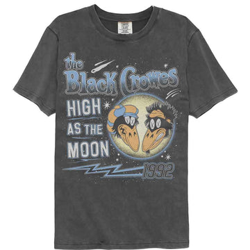 The Black Crowes-The Black Crowes High As The Moon Space-Pepper Comfort Color Adult S/S T-Shirt - Pepper