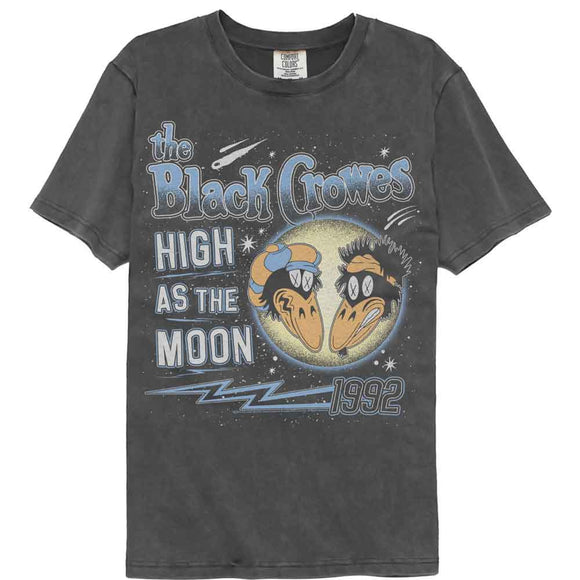 The Black Crowes-The Black Crowes High As The Moon Space-Pepper Comfort Color Adult S/S T-Shirt - Pepper