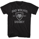 Bad Wolves-Bad Wolves Disobey-Black Adult S/S T-Shirt - Black