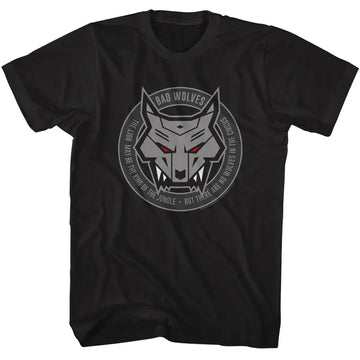 Bad Wolves-Bad Wolves No Wolves In The Circus-Black Adult S/S T-Shirt - Black