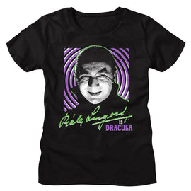 Bela Lugosi-Bela Lugosi Hypnotic-Black Ladies S/S T-Shirt - Black