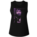 Bela Lugosi-Bela Lugosi Intense Face-Black Ladies Muscle Tank-S - Black