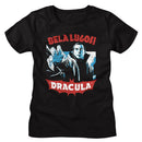 Bela Lugosi-Bela Lugosi Reach Forward-Black Ladies S/S T-Shirt - Black
