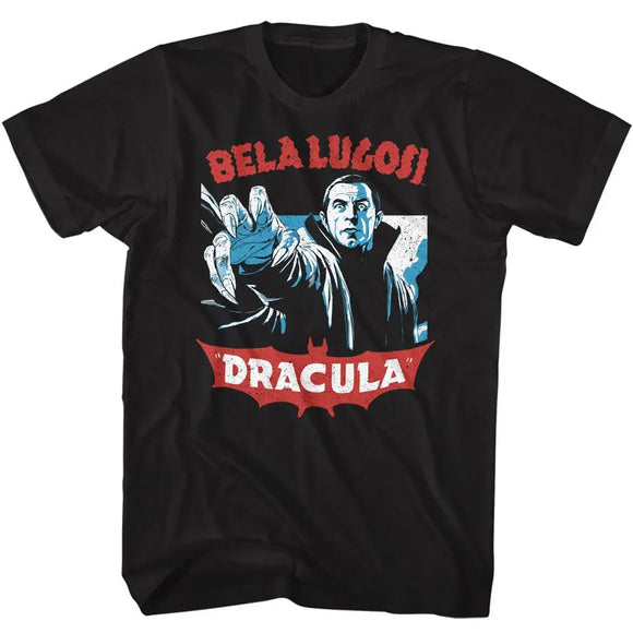 Bela Lugosi-Bela Lugosi Reach Forward-Black Adult S/S T-Shirt - Black