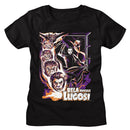Bela Lugosi-Bela Lugosi Bat Transformation-Black Ladies S/S T-Shirt - Black