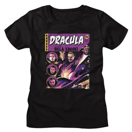 Bela Lugosi-Bela Lugosi Comic-Black Ladies S/S T-Shirt - Black
