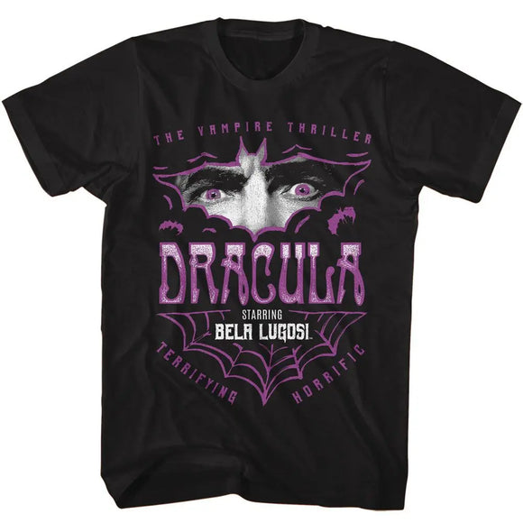 Bela Lugosi-Bela Lugosi Bat Eyes-Black Adult S/S T-Shirt - Black