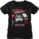 Bela Lugosi-Bela Lugosi Back From The Grave-Black Ladies S/S T-Shirt - Black