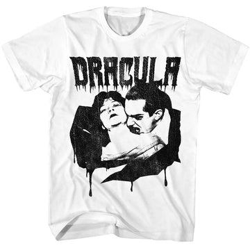 Bela Lugosi-Bela Lugosi Neck Bite-White Adult S/S T-Shirt - White