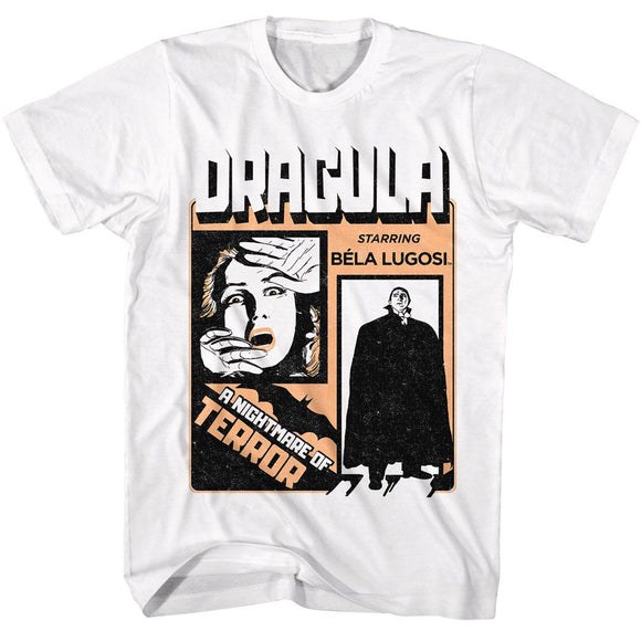 Bela Lugosi-Bela Lugosi 2C Dracula-White Adult S/S T-Shirt - White