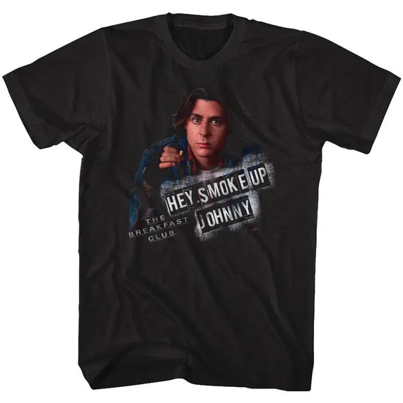 Breakfast Club-Smoke Up-Black Adult S/S T-Shirt - Black