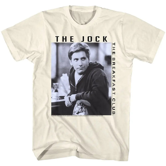 Breakfast Club-The Jock-Natural Adult S/S T-Shirt - Natural