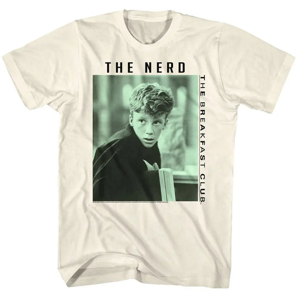 Breakfast Club-The Nerd-Natural Adult S/S T-Shirt - Natural