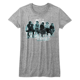 Breakfast Club-Bubbles-Athletic Heather Ladies S/S T-Shirt - Athletic Heather