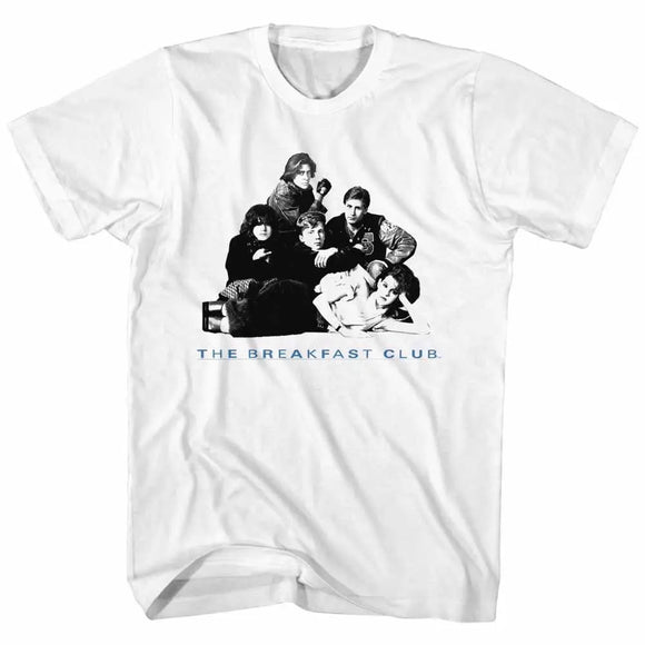 Breakfast Club-Group-White Adult S/S T-Shirt - White