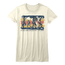 Breakfast Club-Dance Away-Vintage White Ladies S/S T-Shirt - Vintage White