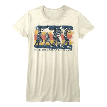 Breakfast Club-Dance Away-Vintage White Ladies S/S T-Shirt - Vintage White