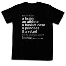 Breakfast Club-Breakfast Club Question-Black Adult S/S T-Shirt - Black