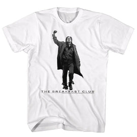 Breakfast Club-Vintage Guy-White Adult S/S T-Shirt - White