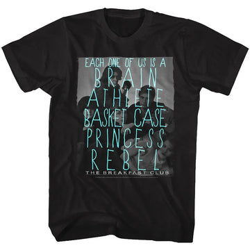 Breakfast Club-Idk-Black Adult S/S T-Shirt - Black