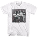 Breakfast Club-Real Old School-White Adult S/S T-Shirt - White