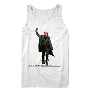 Breakfast Club-Fist Pump Cut Out-White Adult Tank-S - White