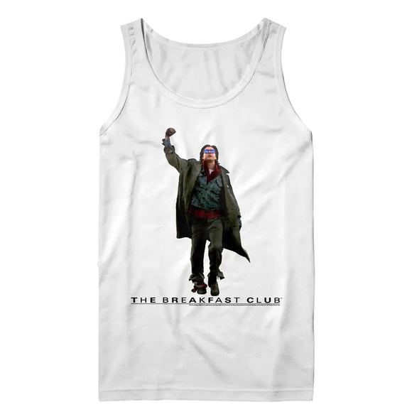 Breakfast Club-Fist Pump Cut Out-White Adult Tank-S - White