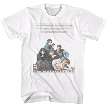 Breakfast Club-Poster-White Adult S/S T-Shirt - White