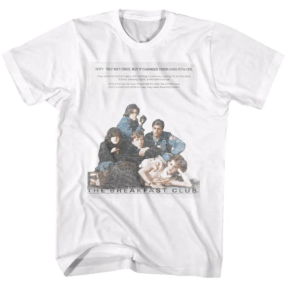 Breakfast Club-Poster-White Adult S/S T-Shirt - White