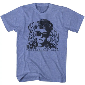Breakfast Club-Dweebie-Light Blue Heather Adult S/S T-Shirt - Light Blue Heather