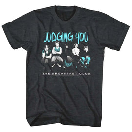 Breakfast Club-Judging You-Black Heather Adult S/S T-Shirt - Black Heather