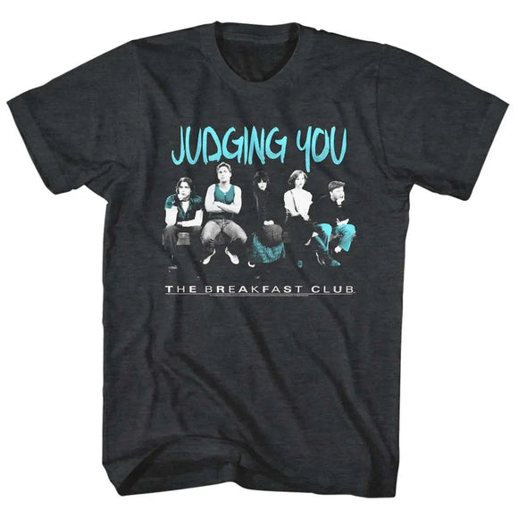 Breakfast Club-Judging You-Black Heather Adult S/S T-Shirt - Black Heather