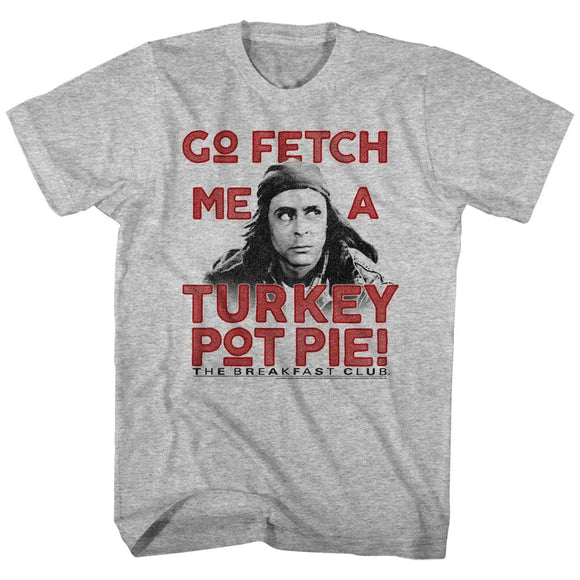 Breakfast Club-Pot Pie-Gray Heather Adult S/S T-Shirt - Gray Heather