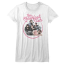 Breakfast Club-Airbrush-White Ladies S/S T-Shirt - White