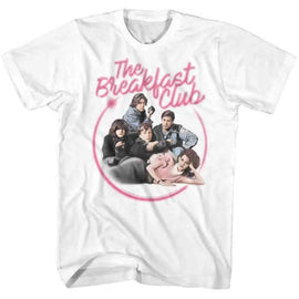 Breakfast Club-Airbrush-White Adult S/S T-Shirt - White
