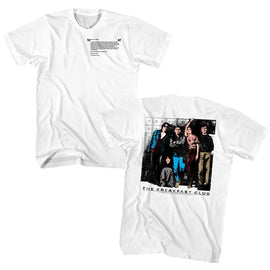 Breakfast Club-Club Letter-White Adult S/S T-Shirt ***F&B*** - White