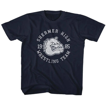 Breakfast Club-Wrestling Team-Navy Toddler S/S T-Shirt-3T - Navy