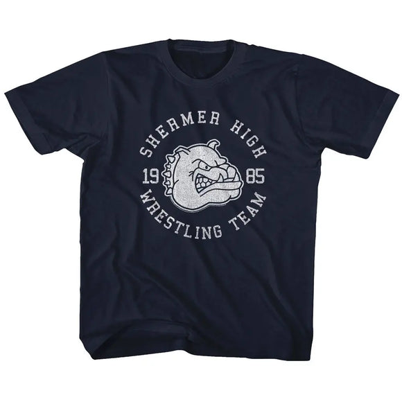 Breakfast Club-Wrestling Team-Navy Toddler S/S T-Shirt-3T - Navy