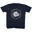 Breakfast Club-Wrestling Team-Navy Toddler S/S T-Shirt-2T - Navy