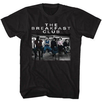 Breakfast Club-Club Photo-Black Adult S/S T-Shirt - Black
