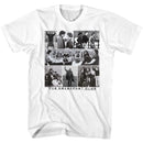 Breakfast Club-Collage-Y-White Adult S/S T-Shirt - White
